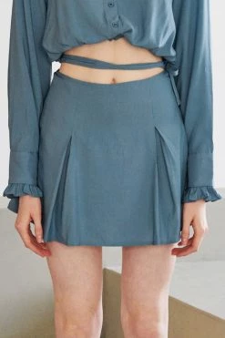 STORETS WHAT'S NEW Valarie Flare Skort W/ String