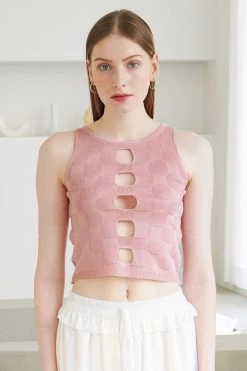 STORETS WHAT'S NEW Bryana Hole Sleeveless Top