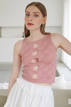 STORETS WHAT'S NEW Bryana Hole Sleeveless Top