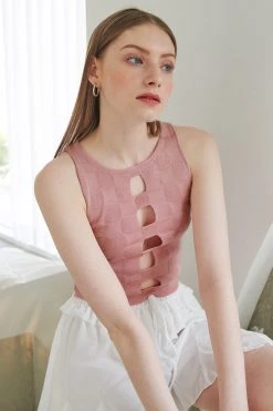 STORETS WHAT'S NEW Bryana Hole Sleeveless Top