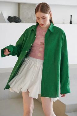 STORETS Sadie Boyfriend Linen Shirt