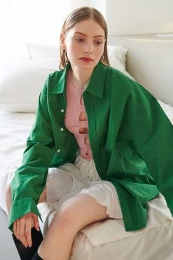 STORETS Sadie Boyfriend Linen Shirt