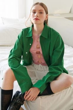 STORETS Sadie Boyfriend Linen Shirt