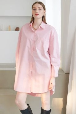 STORETS WHAT'S NEW Richelle Oversized Shirt Dress