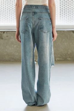 STORETS Vera Slash Cutout Jeans