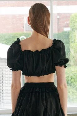 STORETS Eloise Cropped Blouse WHAT'S NEW