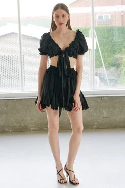 STORETS Eloise Cropped Blouse WHAT'S NEW