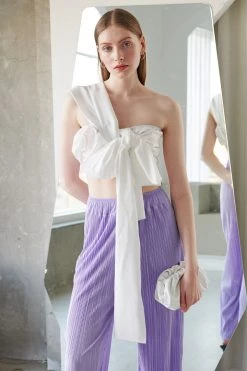 STORETS WHAT'S NEW Kam Bandeau Top W/Bow