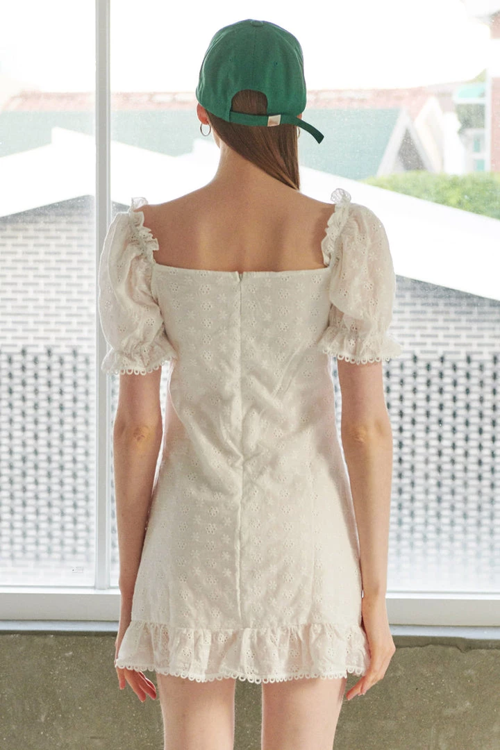 STORETS WHAT'S NEW Enza Embroidery Mini Dress