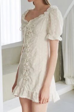 STORETS WHAT'S NEW Enza Embroidery Mini Dress