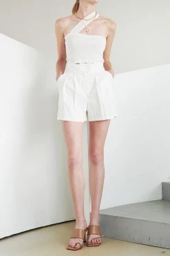 STORETS WHAT'S NEW Grace Pintucked Shorts