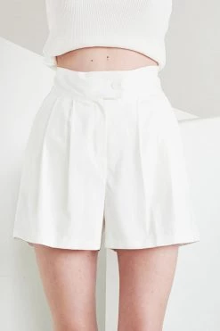 STORETS WHAT'S NEW Grace Pintucked Shorts