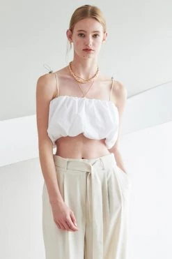 STORETS Ivonne Ruched Bandeau Top WHAT'S NEW