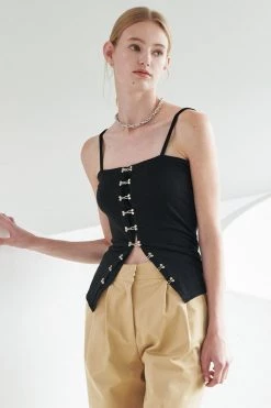 STORETS WHAT'S NEW Xia Hook-and-Eye Top