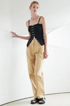 STORETS Sara Buckle Stitch Slippers