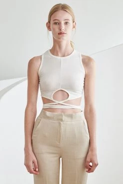 STORETS Pao Wrap String Top