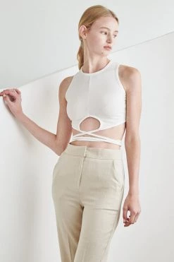 STORETS Pao Wrap String Top