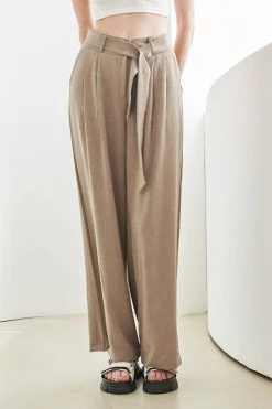 STORETS WHAT'S NEW Tammy Belted Pintuck Pants