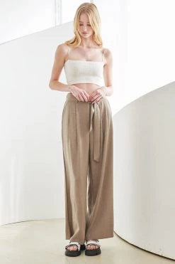 STORETS WHAT'S NEW Tammy Belted Pintuck Pants