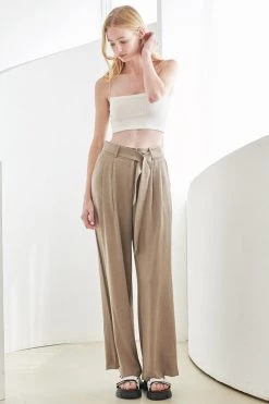 STORETS WHAT'S NEW Tammy Belted Pintuck Pants