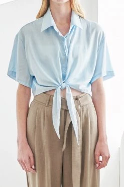 STORETS Niel Front Tie-up Shirt WHAT'S NEW