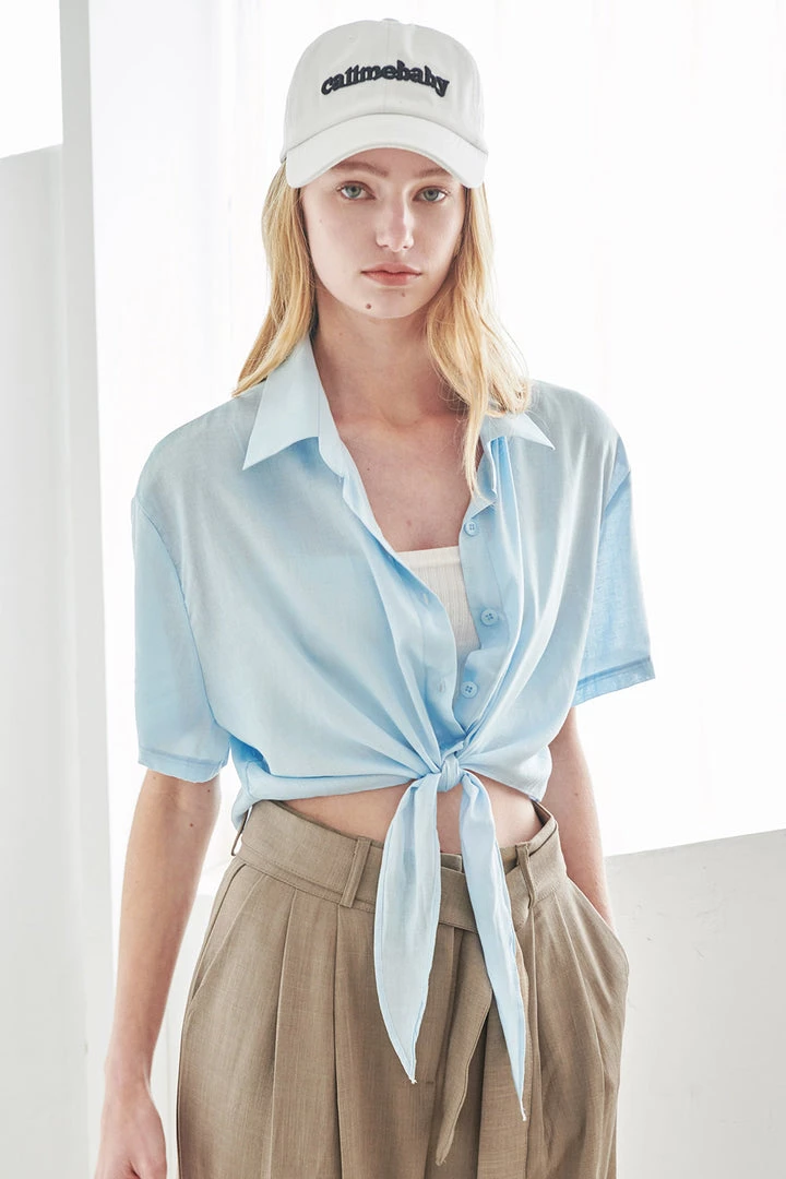 STORETS Niel Front Tie-up Shirt WHAT'S NEW