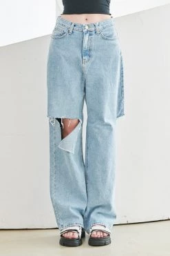 STORETS Dasha Buttoned Cutout Jeans WHAT'S NEW