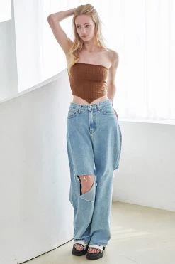 STORETS Elo Handkerchief Knitted Top