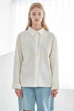 STORETS Esther Open Back Linen Shirt WHAT'S NEW