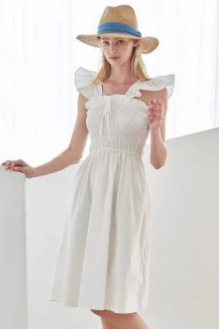 STORETS Mia Smocked Midi Dress