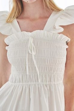 STORETS Mia Smocked Midi Dress