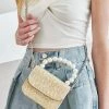 STORETS Faux Pearl Handle Straw Bag-Small ACCESSORIES