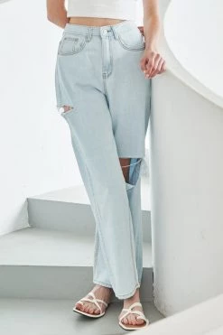 STORETS Millie Cutout Dad Jeans WHAT'S NEW