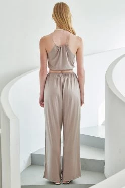 STORETS WHAT'S NEW Leah Halter Top And Pants Set