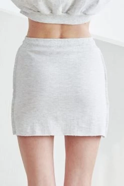 STORETS WHAT'S NEW Livy Frayed Sweat Skirt