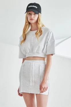 STORETS Livy Frayed Sweat Crop Top WHAT'S NEW