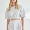 STORETS Livy Frayed Sweat Crop Top WHAT'S NEW