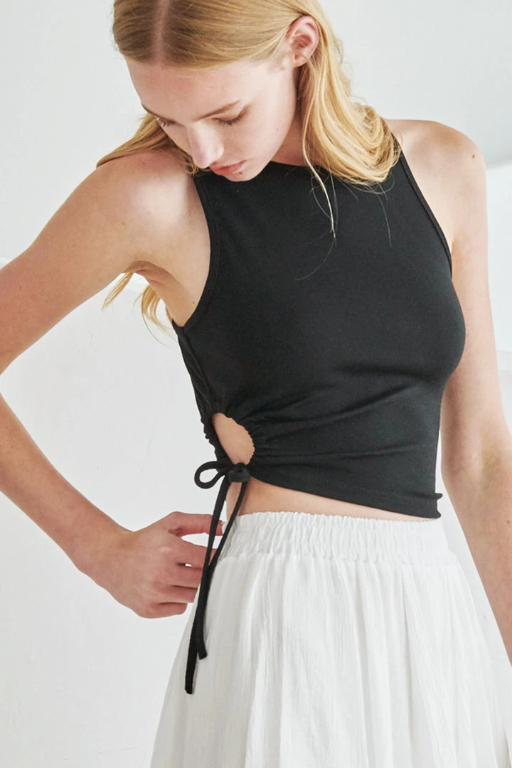 STORETS Betsy Side Drawstring Top