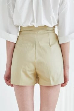 STORETS Grace Pintucked Shorts
