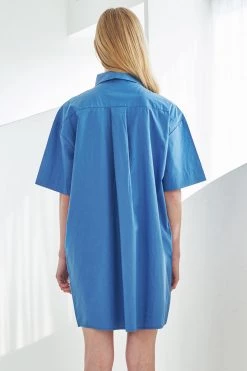 STORETS WHAT'S NEW Sharon Short Sleeve Shirt Dress