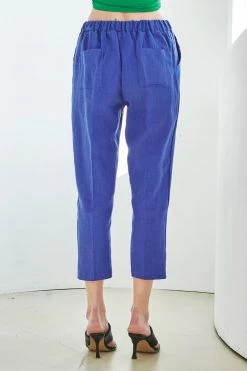 STORETS WHAT'S NEW Elinor Linen Straight-Leg Pants