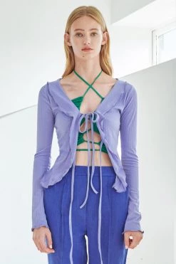 STORETS Bella Ruffle Cardigan WHAT'S NEW