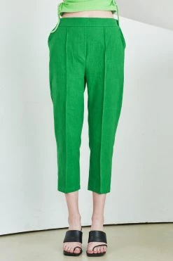 STORETS WHAT'S NEW Elinor Linen Straight-Leg Pants