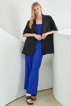 STORETS Blakely Linen Oversized Blazer