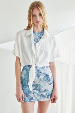 STORETS Niel Front Tie-up Shirt WHAT'S NEW