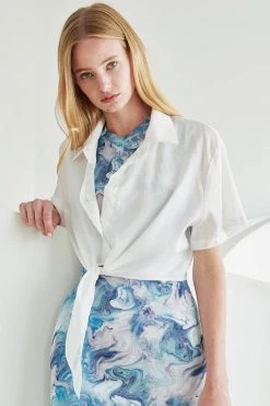 STORETS Niel Front Tie-up Shirt WHAT'S NEW