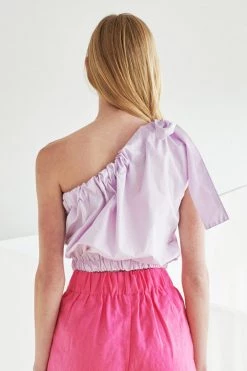 STORETS Ciara Crispy One-Shoulder Top WHAT'S NEW