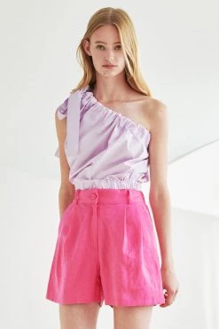 STORETS Ciara Crispy One-Shoulder Top WHAT'S NEW