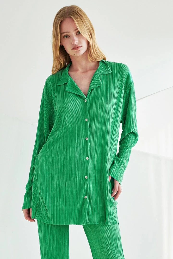 STORETS BEST-SELLERS Maria Oversized Plisse Shirt