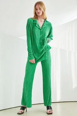 STORETS Maria Oversized Plisse Shirt WHAT'S NEW